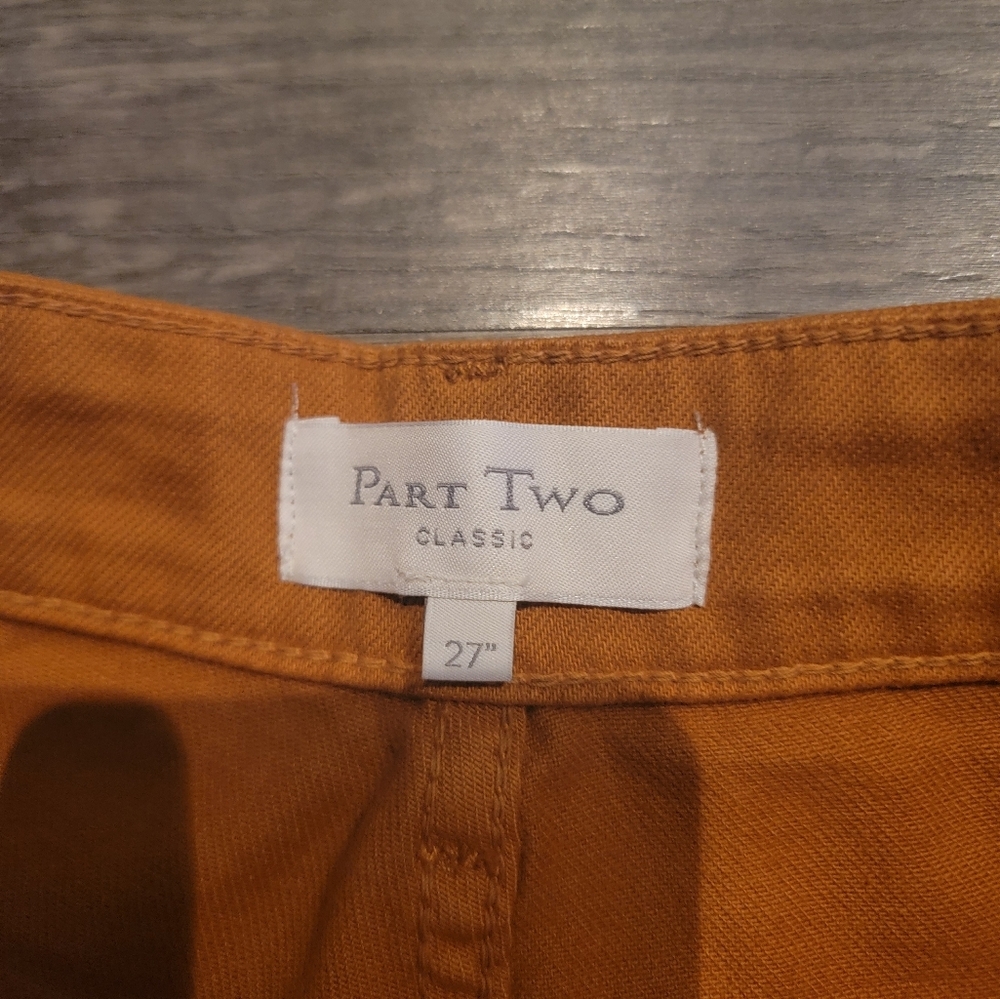 Part Two Pumpkin spice Sylvia's JE jeans size 27 - Picture 6 of 9